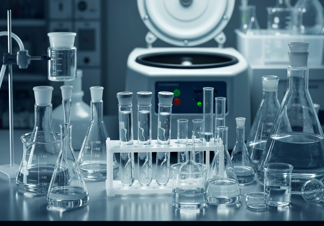 sperm preparation test tubes